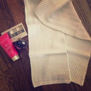 🚫SOLD! Coach Cream Scarf